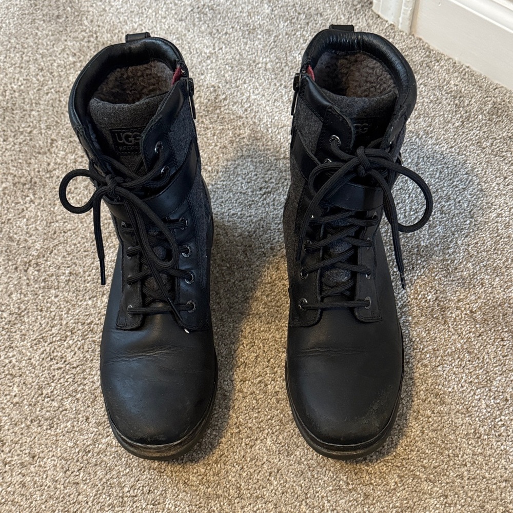 UGG Women’s Black Leather Boots